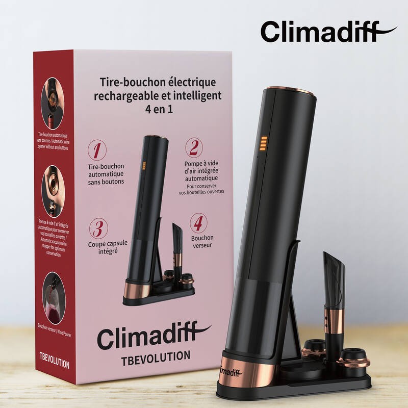 4-in-1 laetav elektrooniline korgitser TBEVOLUTION - Climadiff