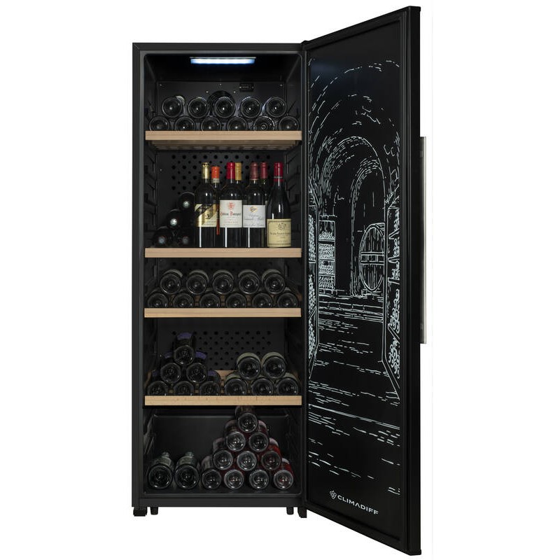 Veini vananemiskelder GARDE200D - 204 pudelit - Climadiff